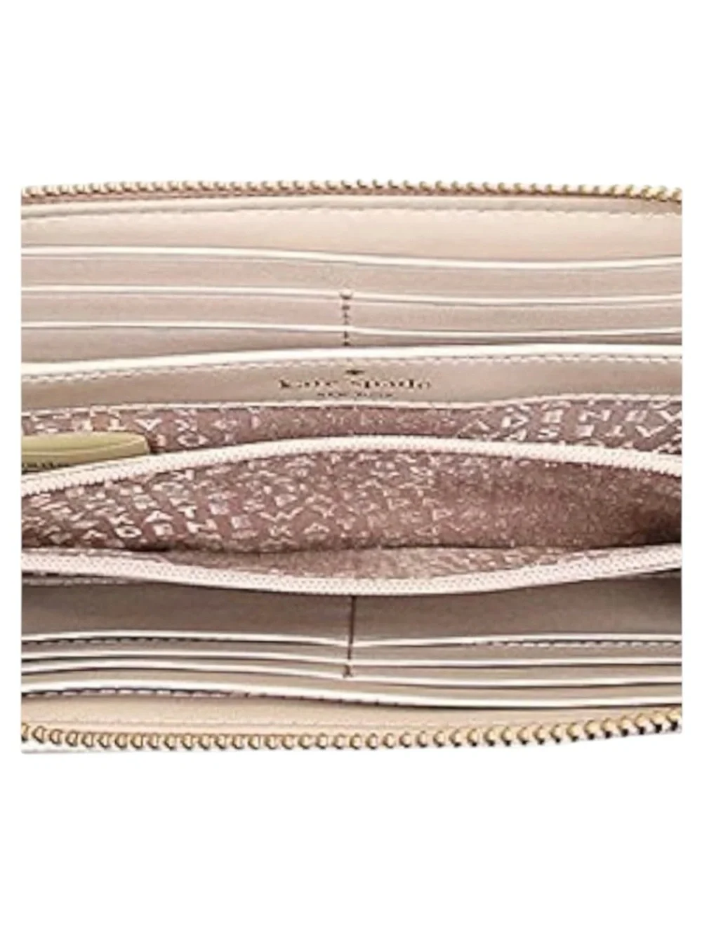 Kate Spade  KSNY Neda Chester Street Wallet  Rose Cloud / Cement  WLRU2654